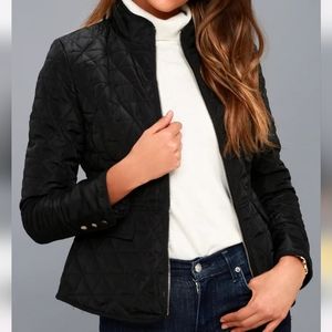 Marquette Black Quilted Jacket